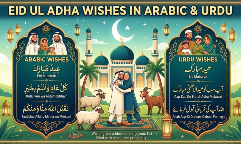 Eid ul Adha Wishes in Arabic & Urdu