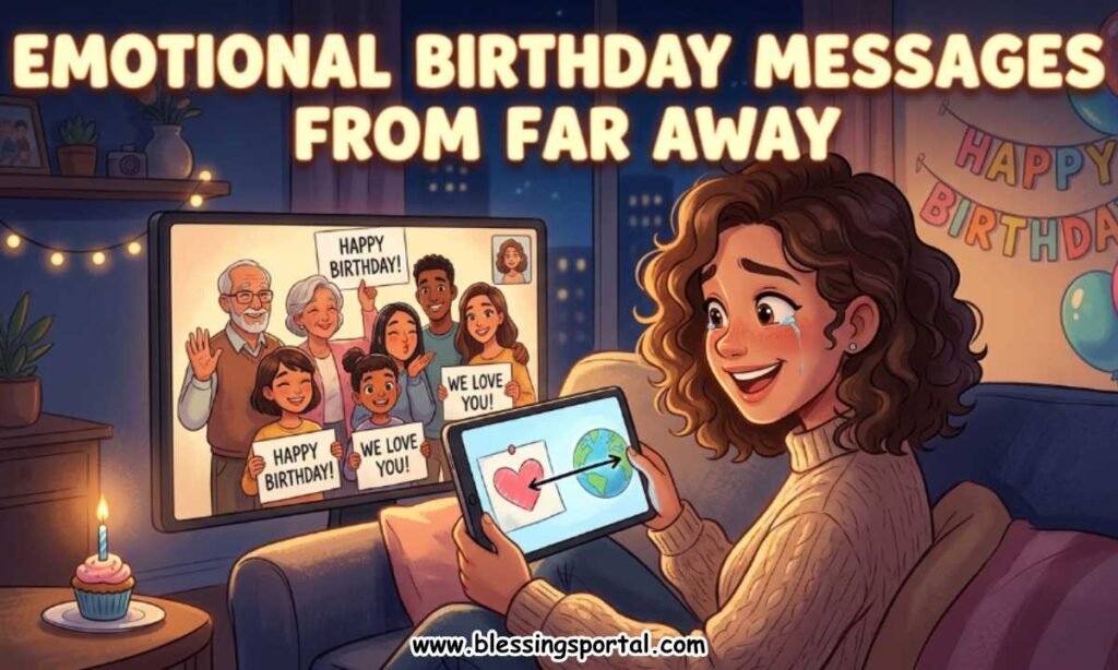 Emotional Birthday Messages From Far Away