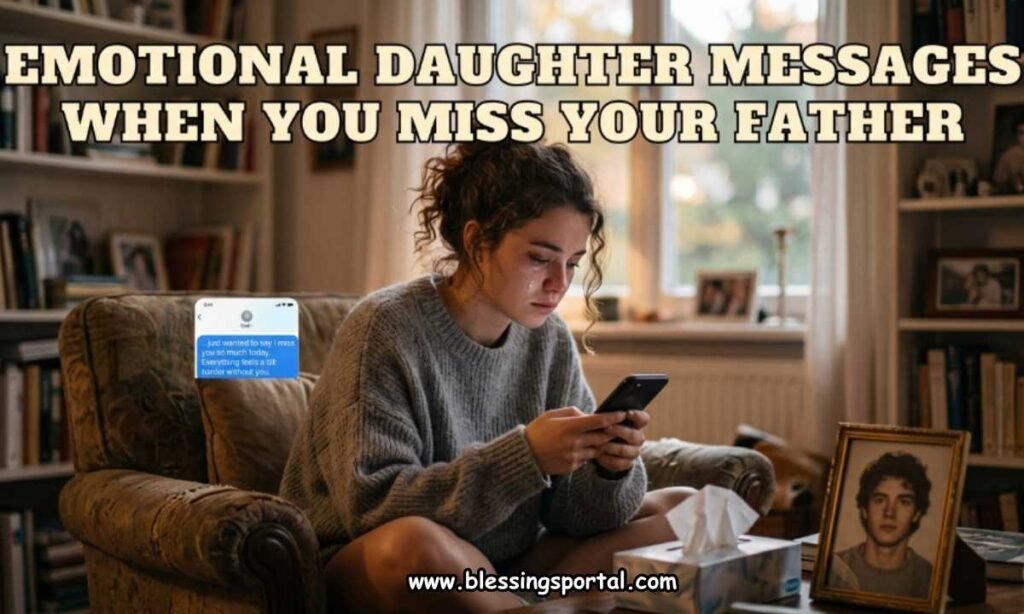 Emotional Daughter Messages When You Miss Your Father