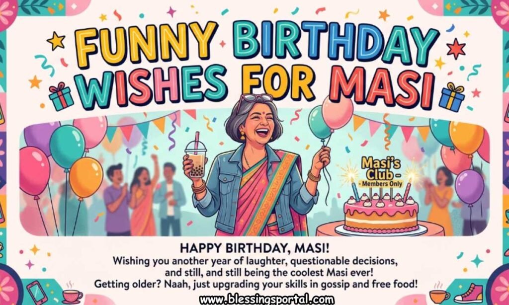 Funny Birthday Wishes for Masi