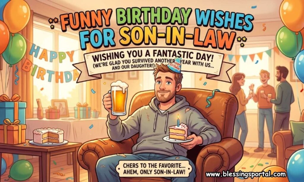 Funny Birthday Wishes for Son-in-Law