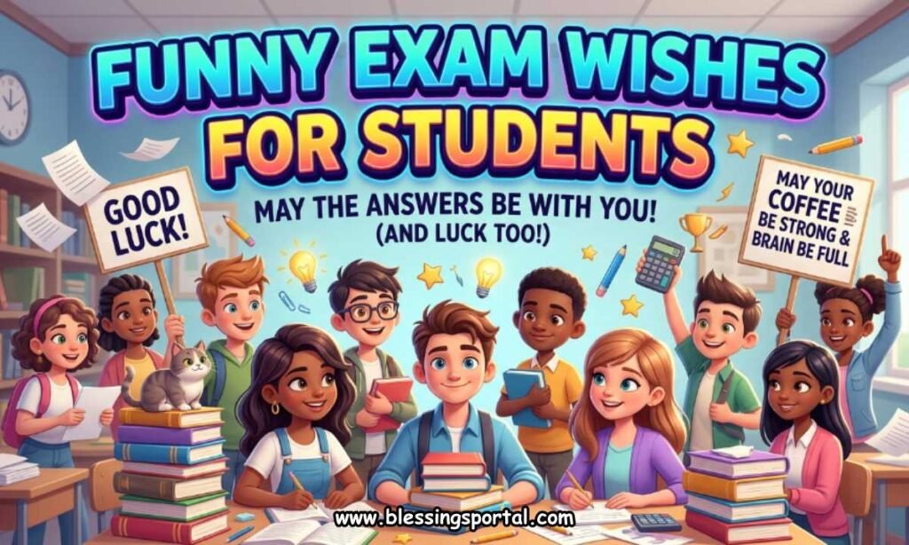 Funny Exam Wishes for Students