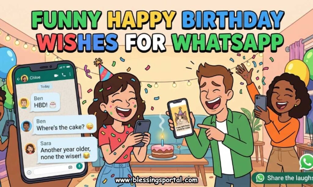 Funny Happy Birthday Wishes for WhatsApp
