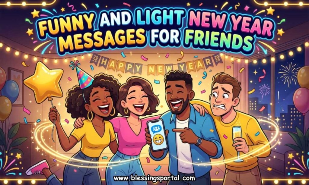 Funny and Light New Year Messages for Friends
