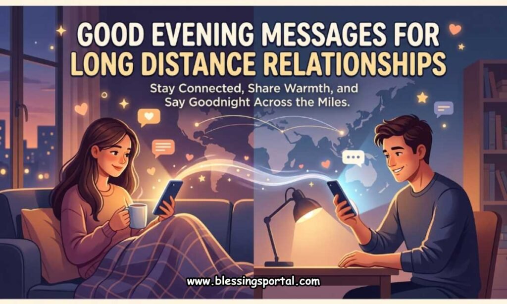 Good Evening Messages for Long Distance Relationships