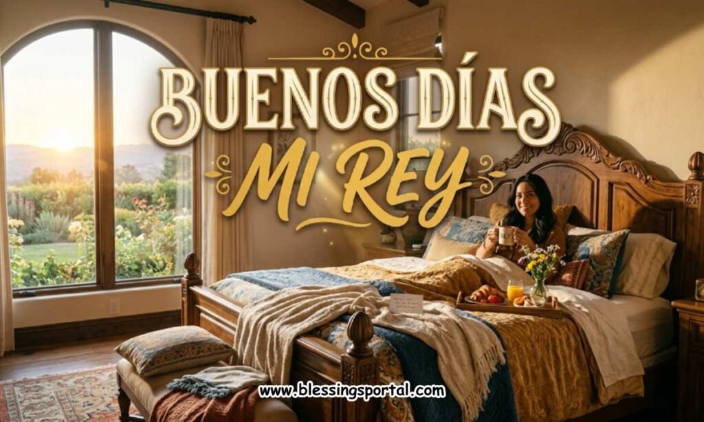 Good Morning My King in Spanish