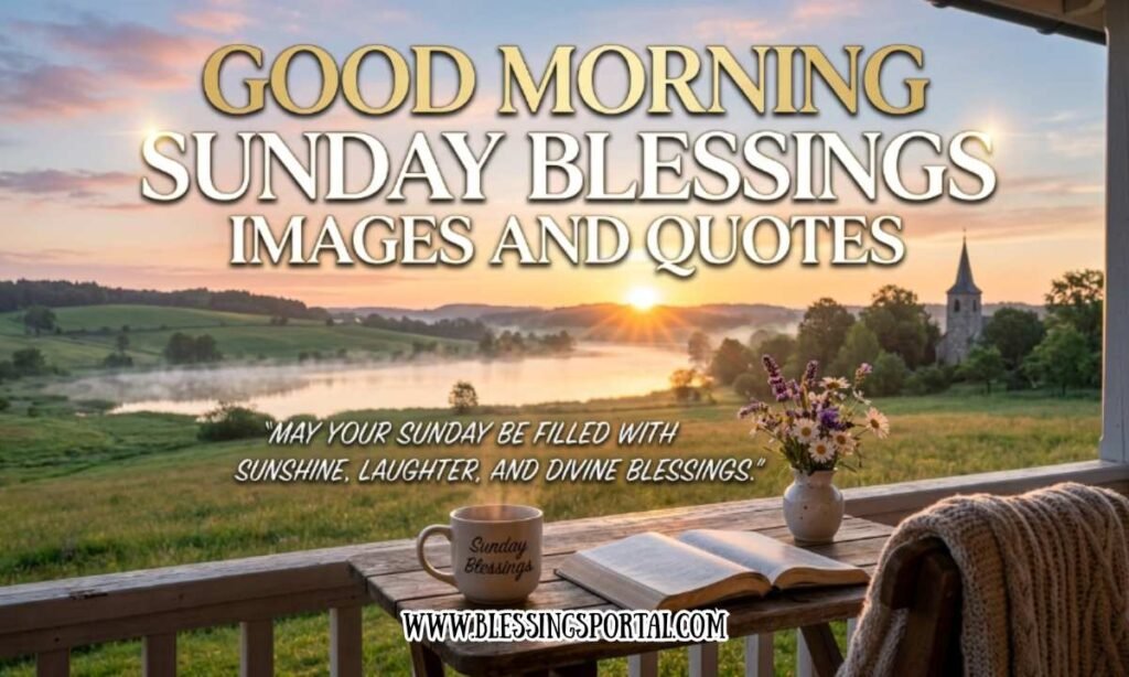 Good Morning Sunday Blessings Images and Quotes