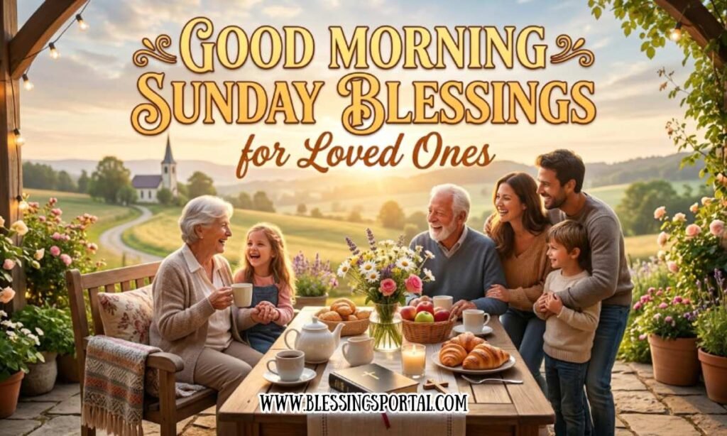 Good Morning Sunday Blessings for Loved Ones