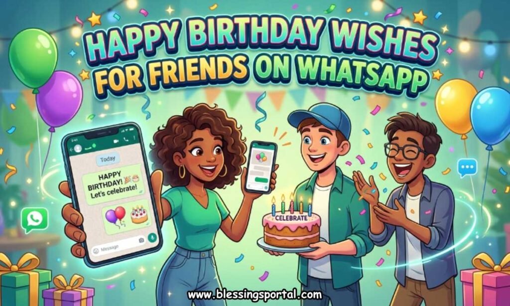 Happy Birthday Wishes for Friends on WhatsApp