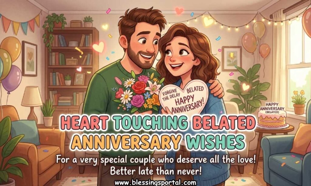 Heart Touching Belated Anniversary Wishes