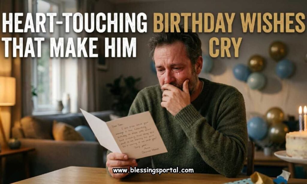 Heart-Touching Birthday Wishes That Make Him Cry