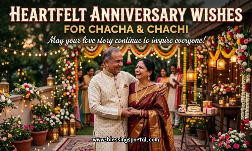 Heartfelt Anniversary Wishes for Chacha Chachi