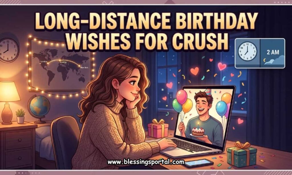 Long-Distance Birthday Wishes for Crush