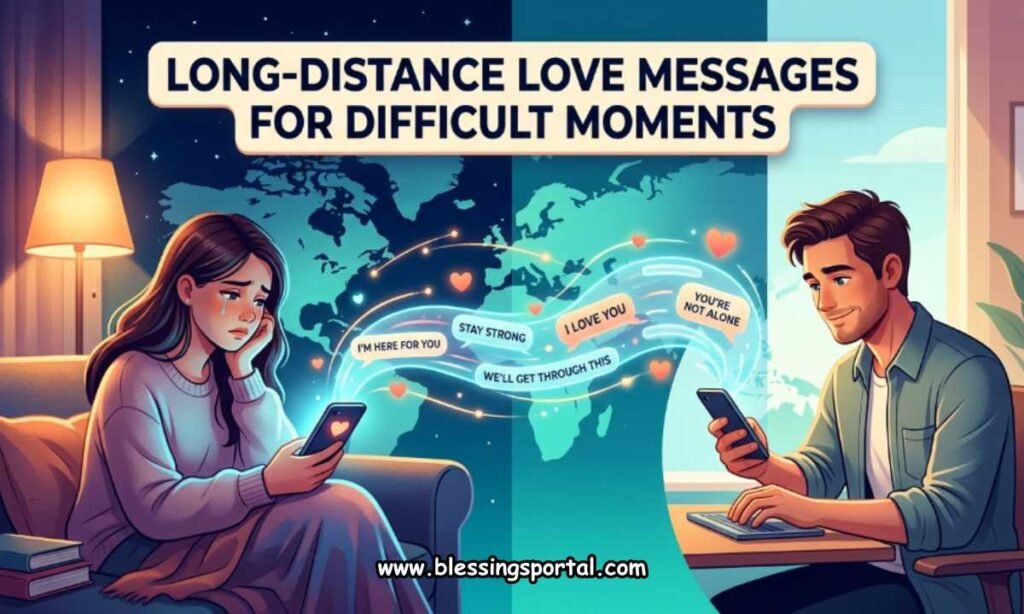 Long-Distance Love Messages for Difficult Moments