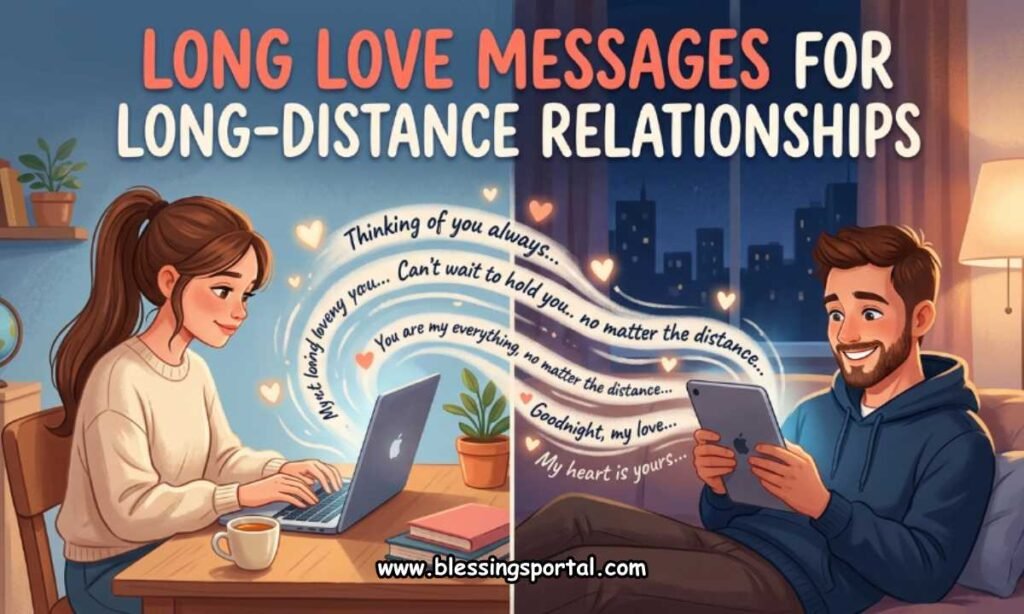 Long Love Messages for Long-Distance Relationships