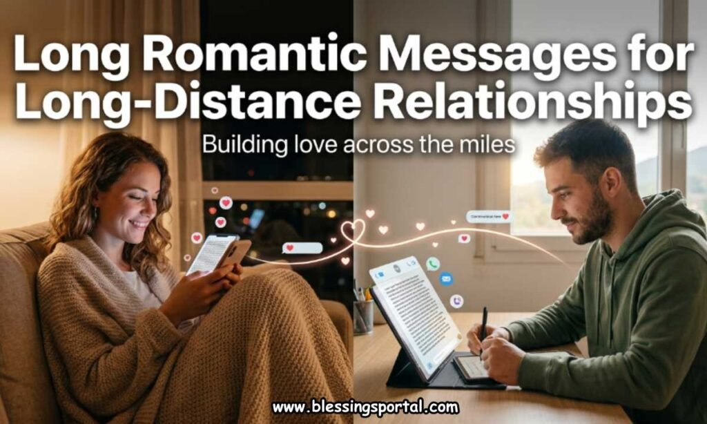 Long Romantic Messages for Long-Distance Relationships