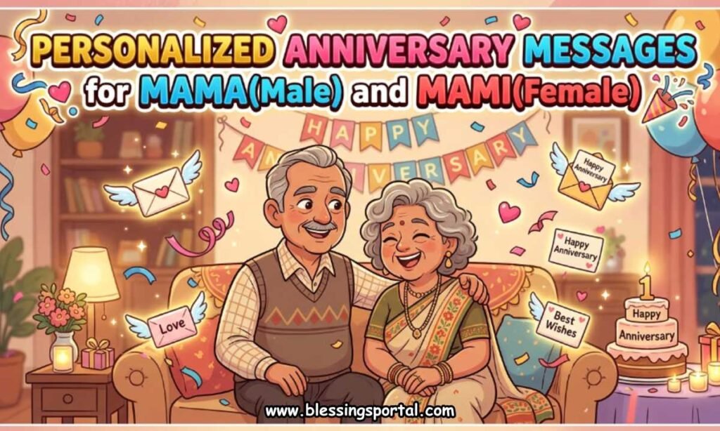 Personalized Anniversary Messages for Mama and Mami