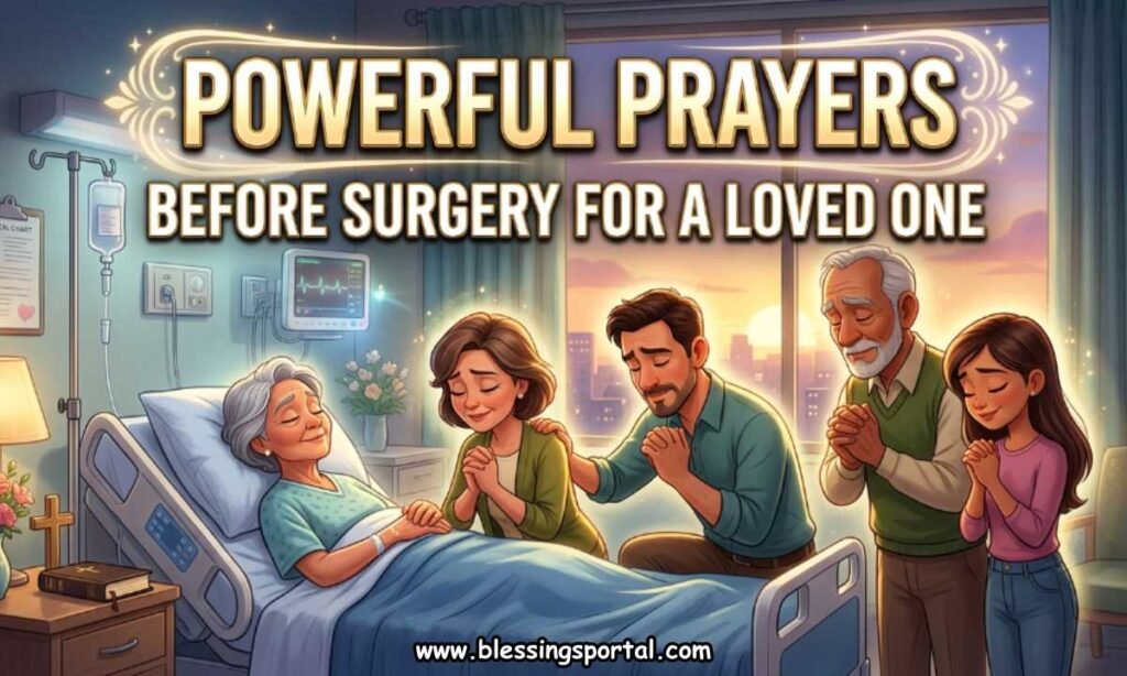 Powerful Prayers Before Surgery for a Loved One