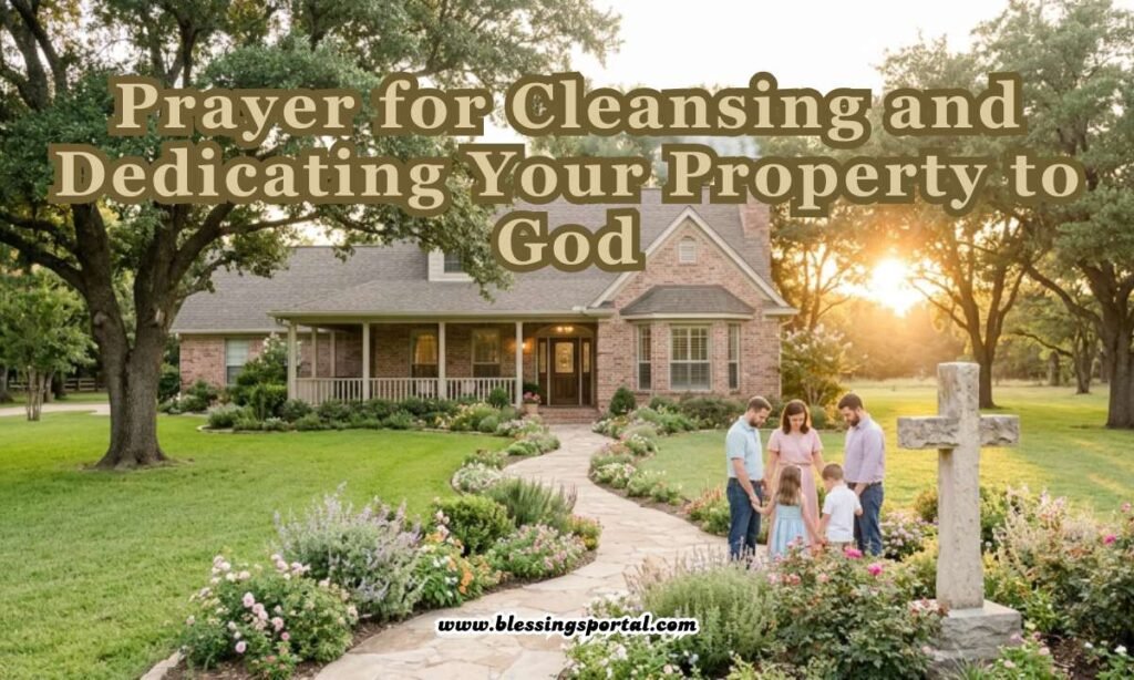 Prayer for Cleansing and Dedicating Your Property to God