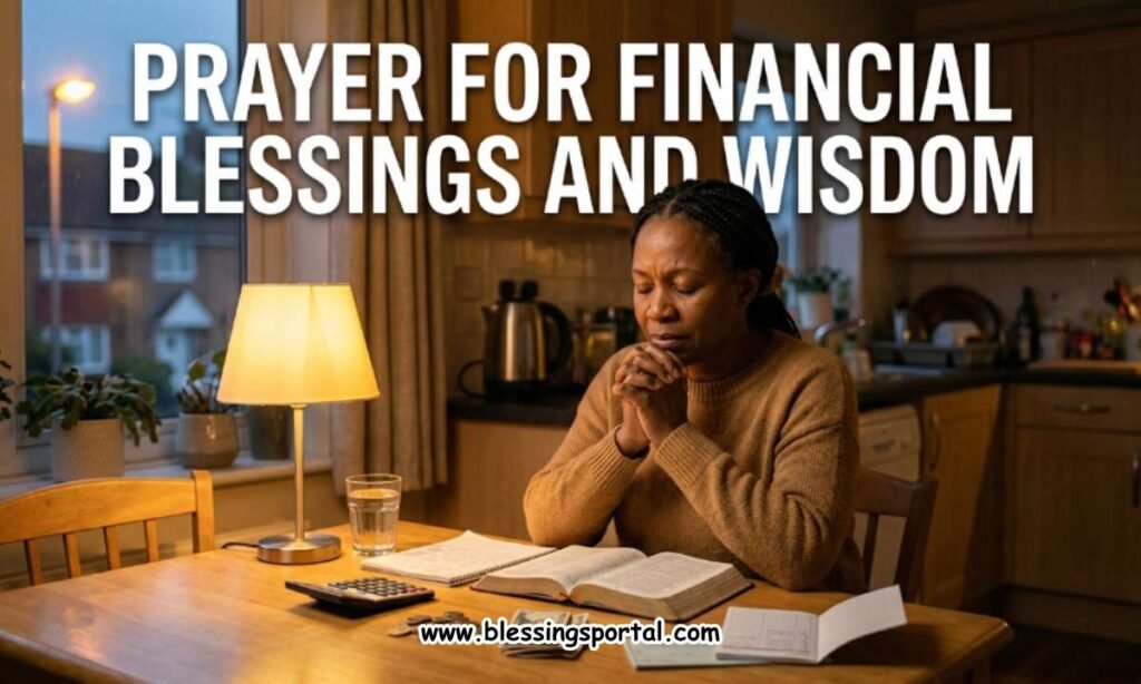 Prayer for Financial Blessings and Wisdom