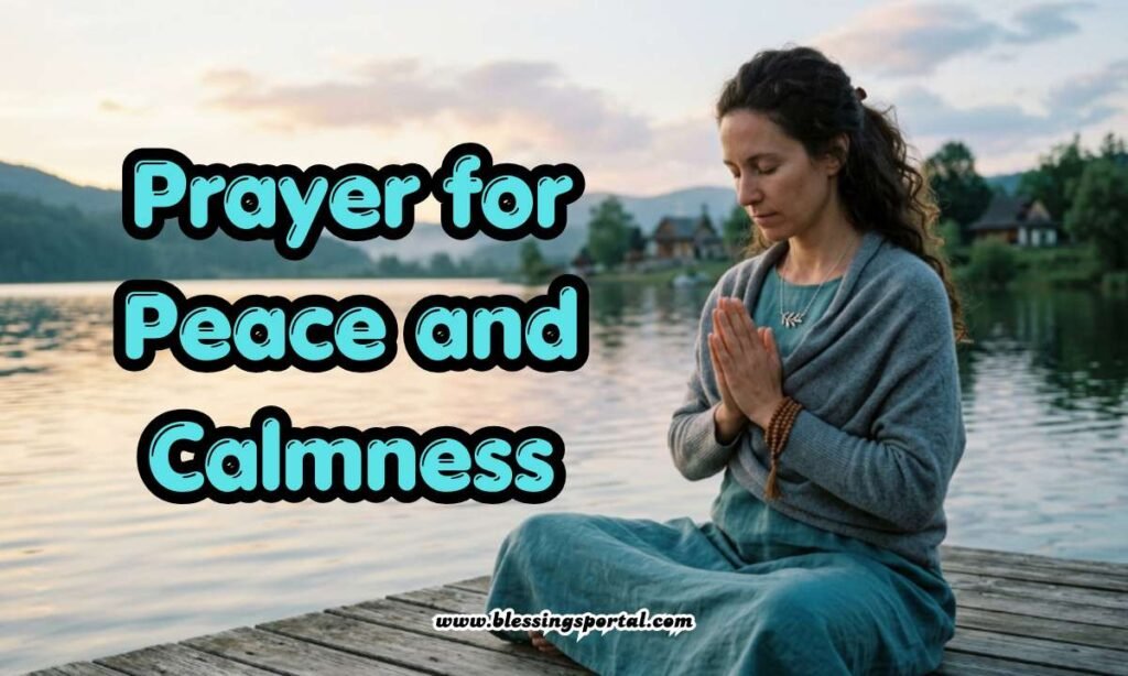 Prayer for Peace and Calmness