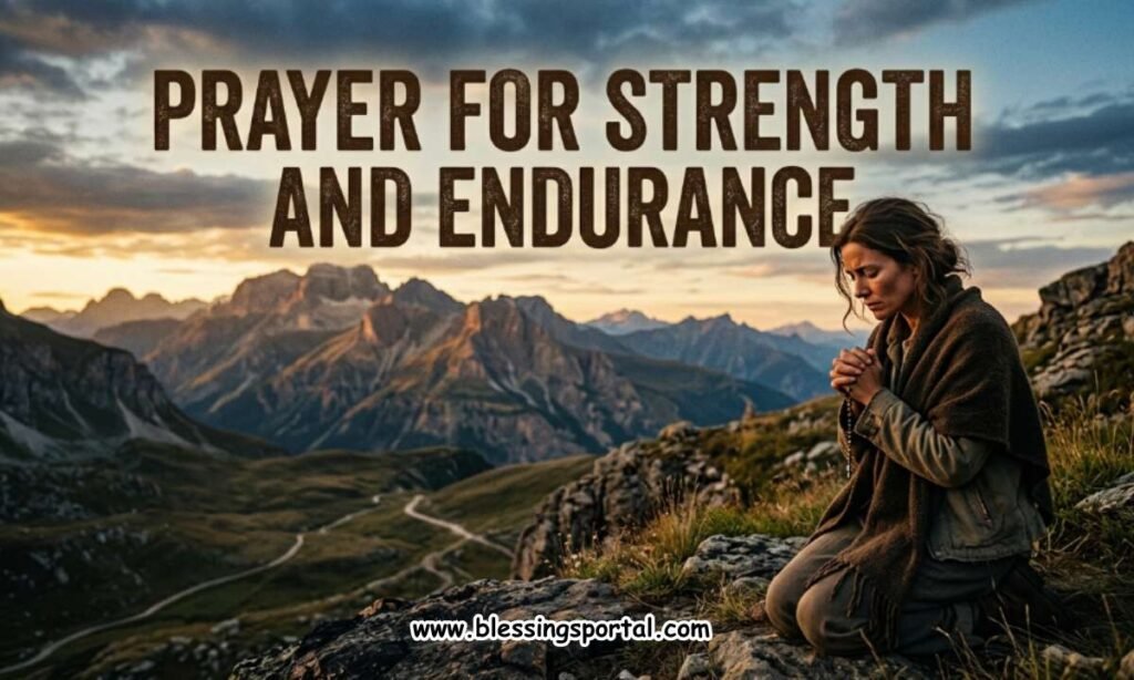 Prayer for Strength and Endurance