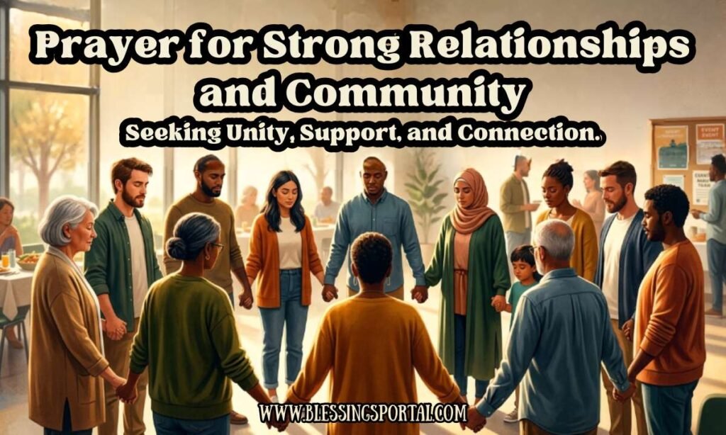 Prayer for Strong Relationships and Community