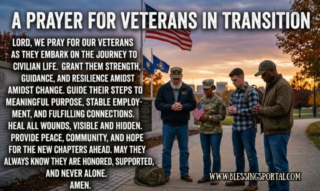 Prayer for Veterans in Transition to Civilian Life