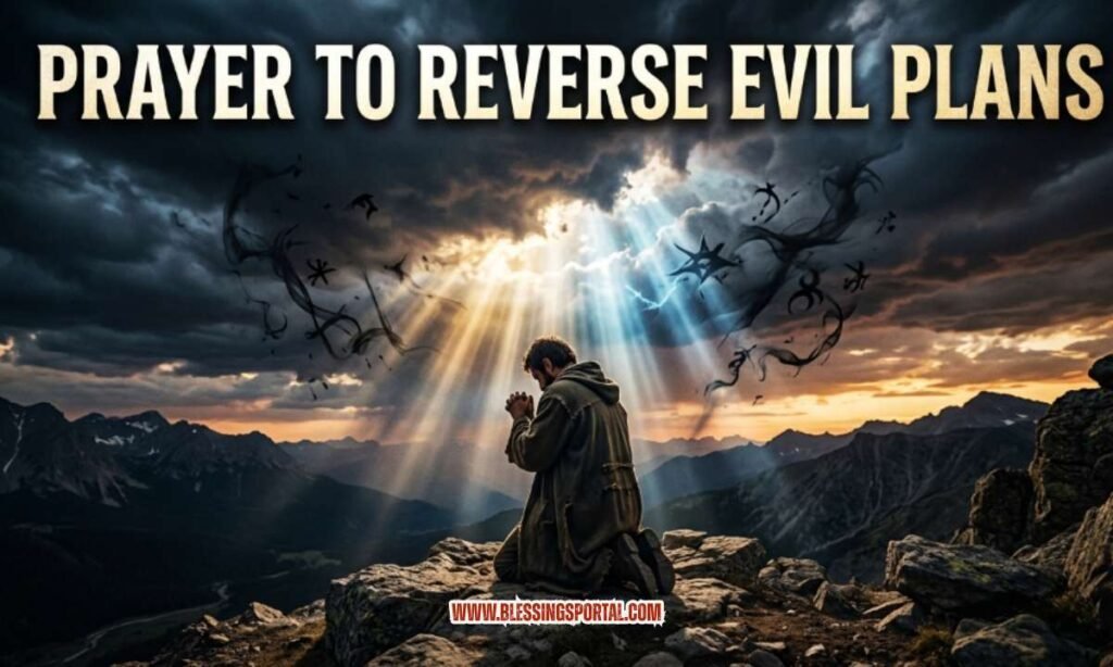 Prayer to Reverse Evil Plans