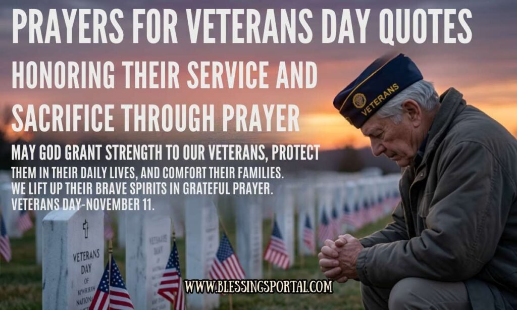 Prayers for Veterans Day Quotes