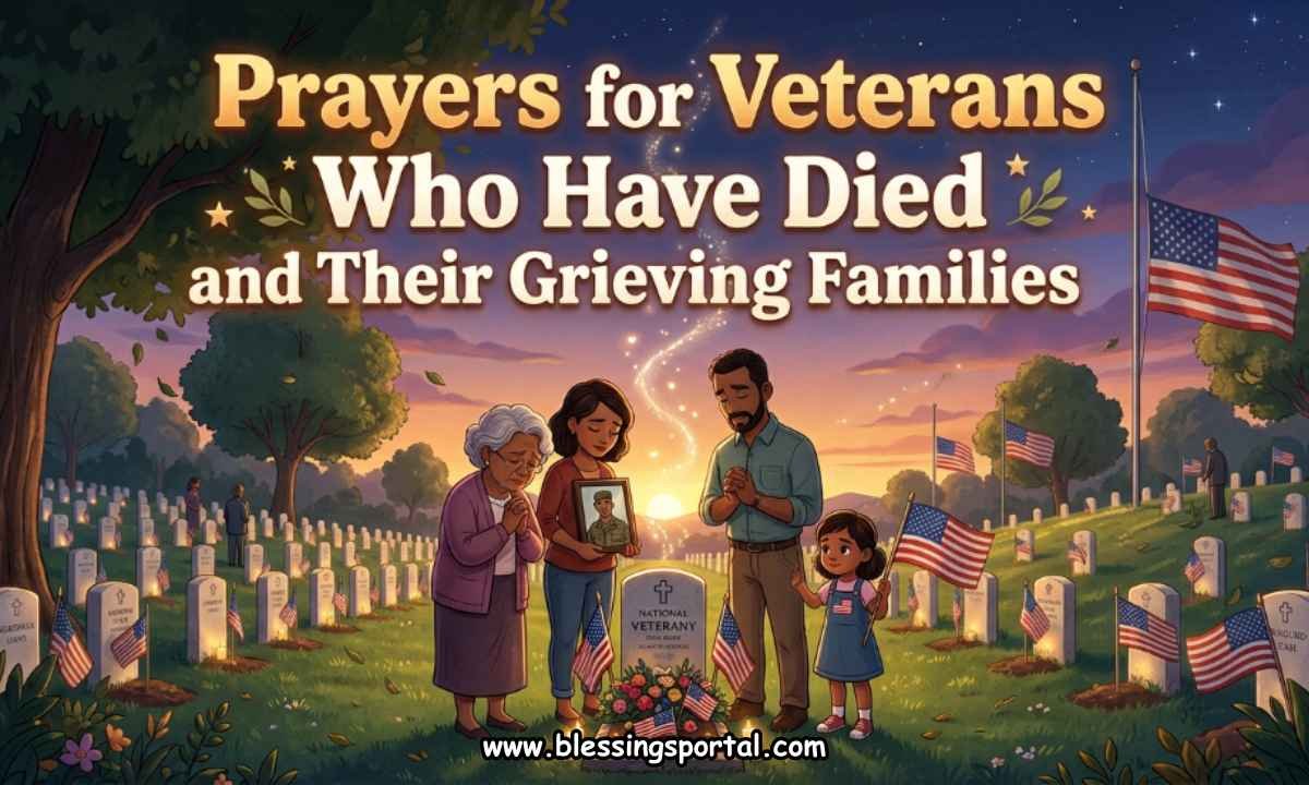 Prayers for Veterans Who Have Died and Their Grieving Families