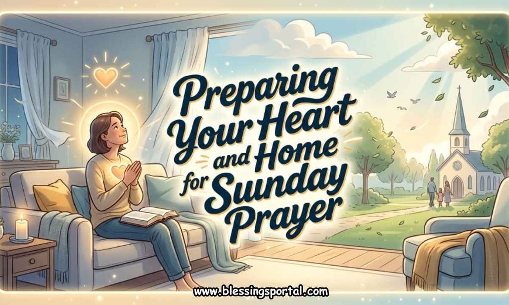 Preparing Your Heart and Home for Sunday Prayer
