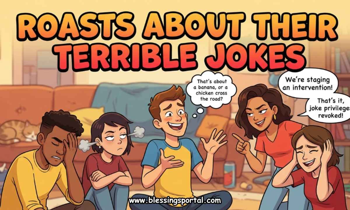 Roasts About Their Terrible Jokes