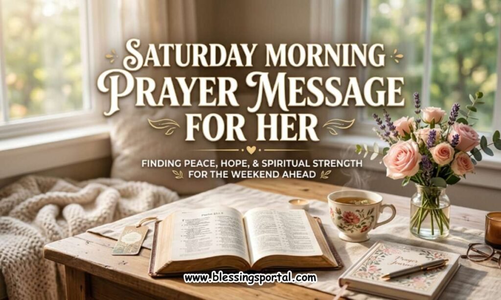 Saturday Morning Prayer Message for Her