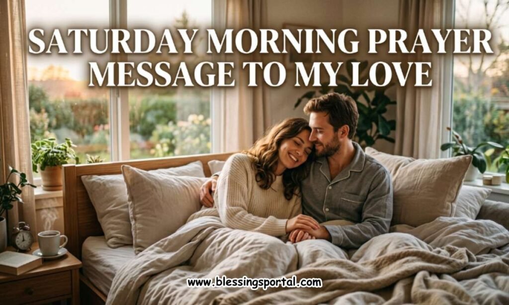 Saturday Morning Prayer Message to My Love