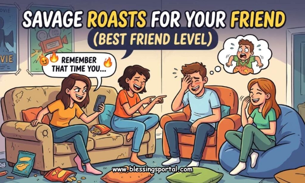 Savage Roasts for Your Friend (Best Friend Level)