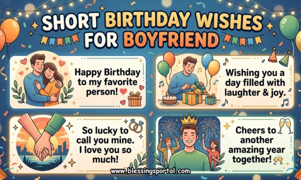 Short Birthday Wishes for Boyfriend