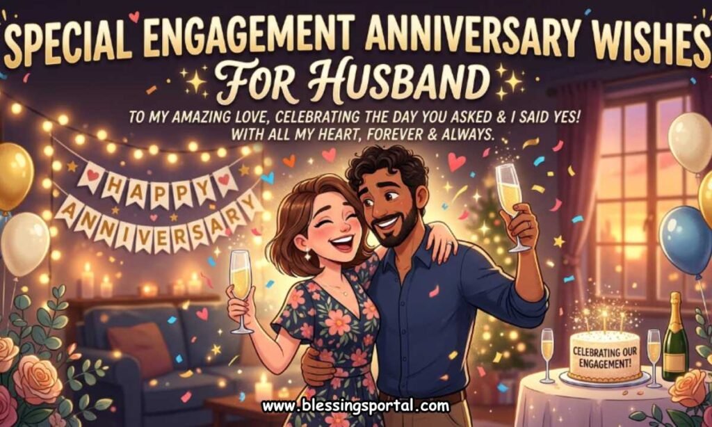 Special Engagement Anniversary Wishes For Husband