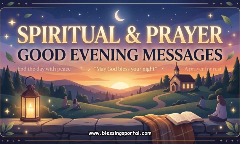 Spiritual & Prayer Good Evening Messages