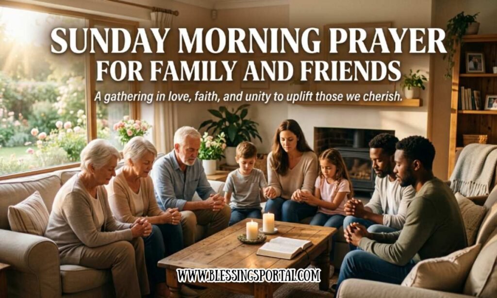 Sunday Morning Prayer for Family and Friends