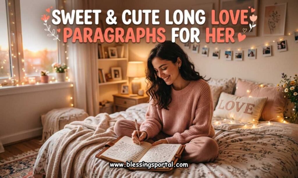 Sweet & Cute Long Love Paragraphs for Her
