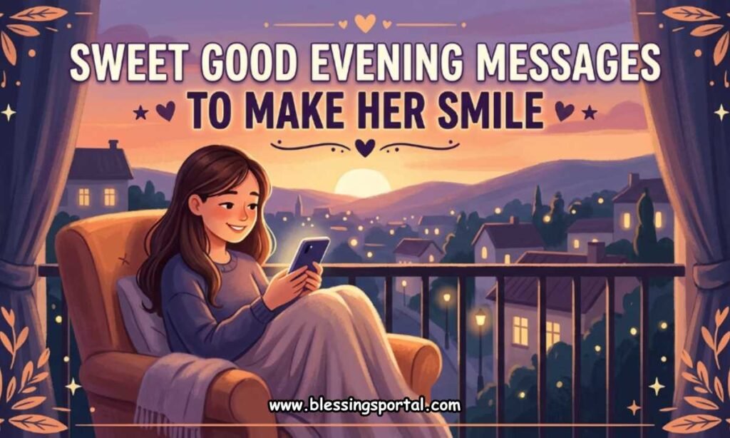 Sweet Good Evening Messages to Make Her Smile