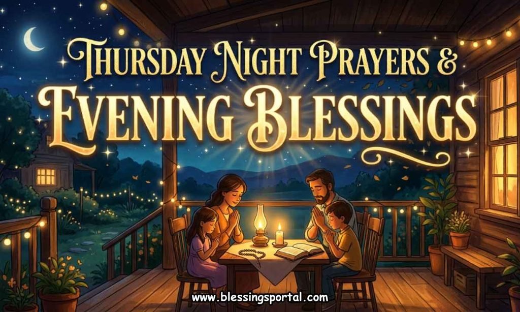 Thursday Night Prayers & Evening Blessings