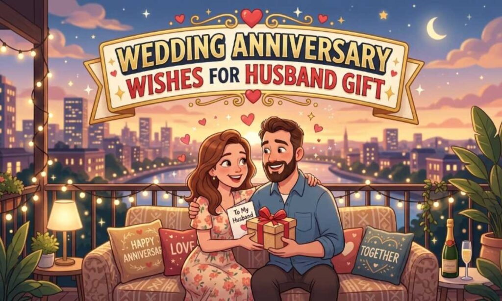 Wedding Anniversary Wishes for Husband Gift