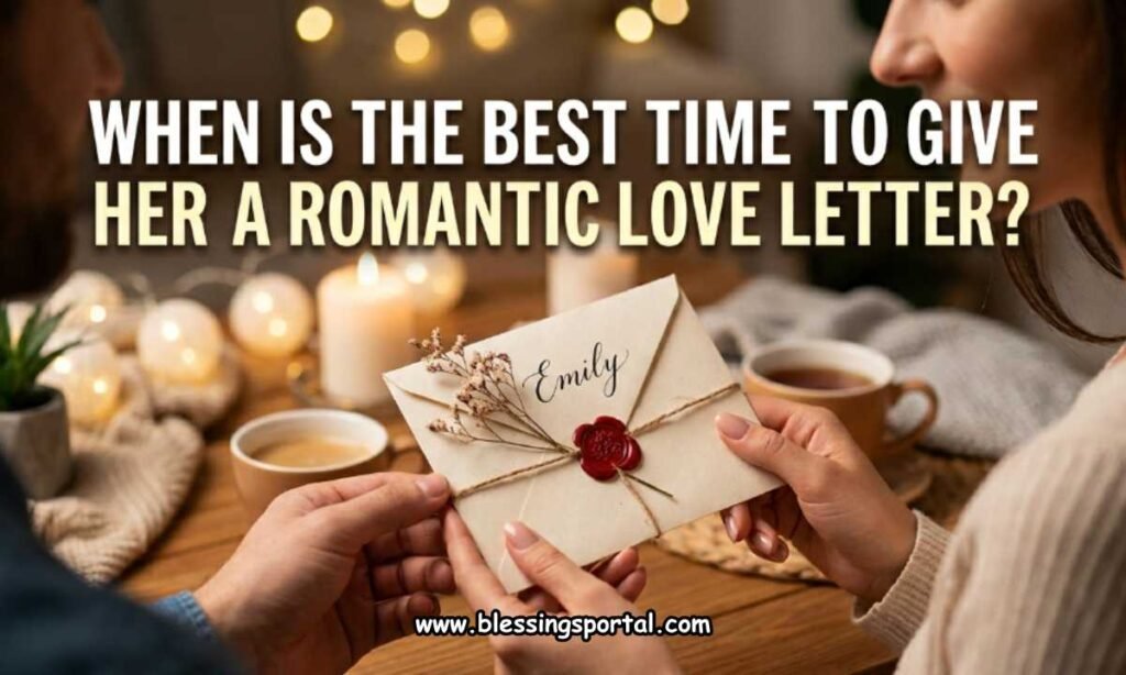 When Is the Best Time to Give Her a Romantic Love Letter