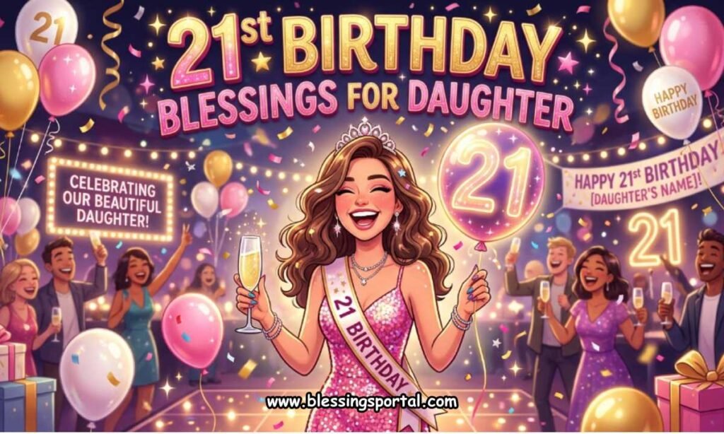 21st Birthday Blessings for Daughter
