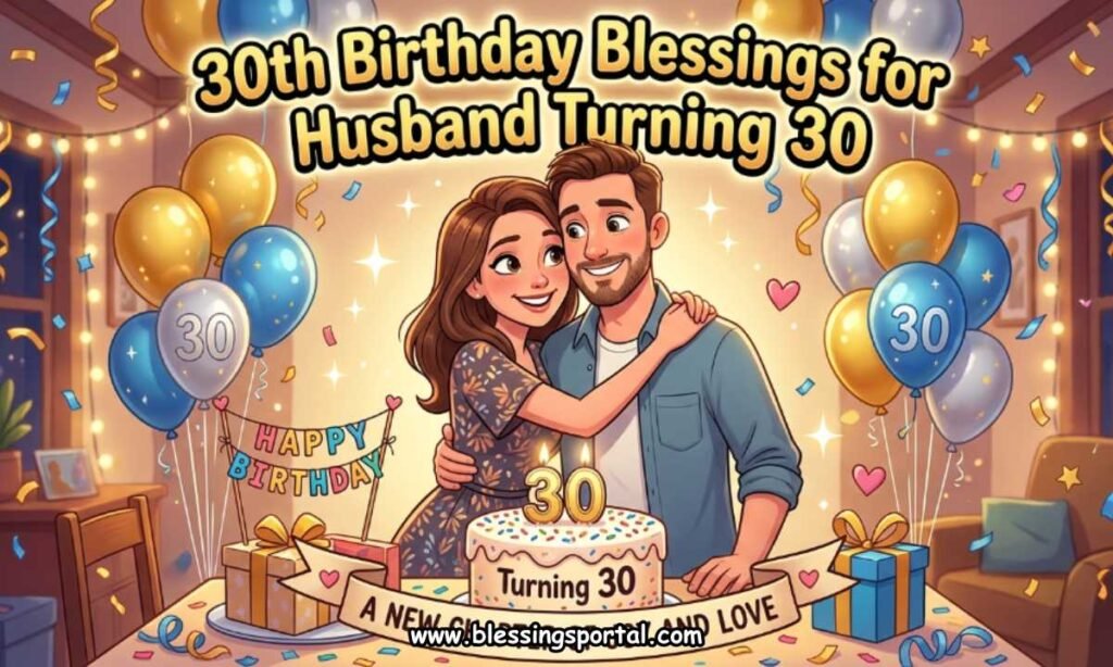 30th Birthday Blessings for Husband Turning 30