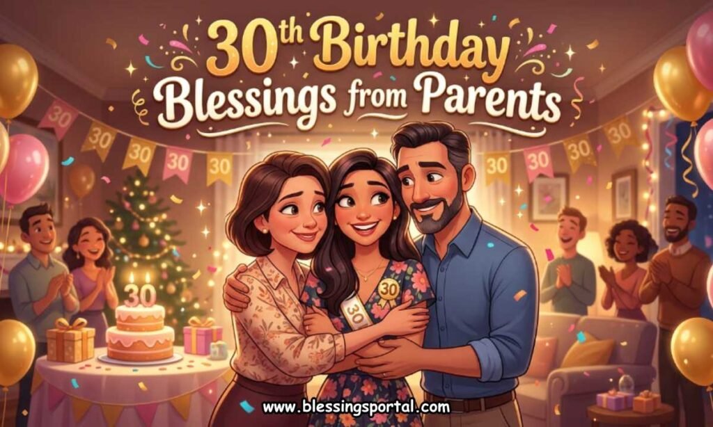 30th Birthday Blessings from Parents