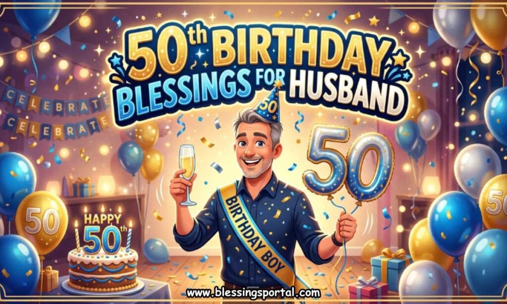 50th Birthday Blessings for Husband