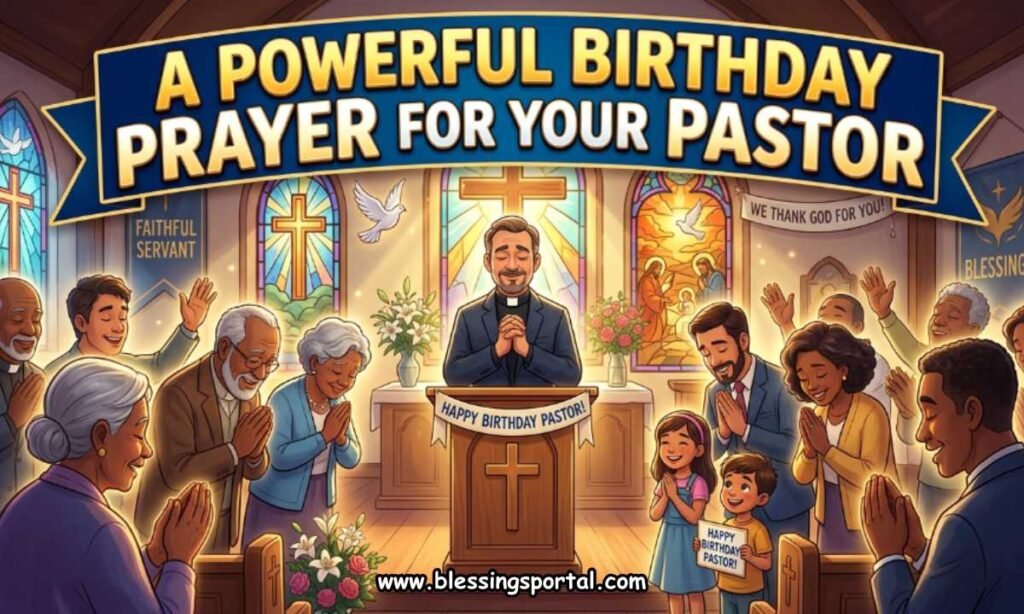 A Powerful Birthday Prayer for Your Pastor